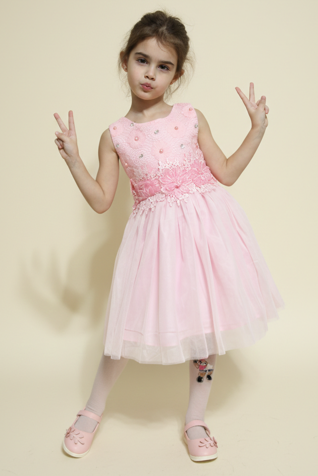 Rochie Crizantemă Roz
