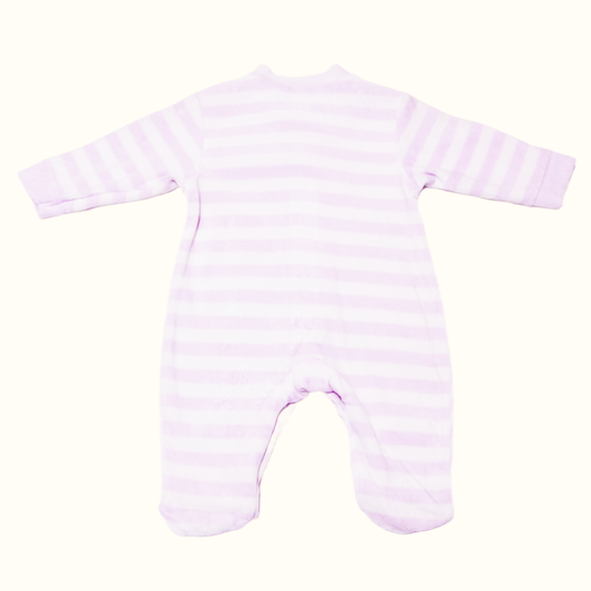 Salopetă Dungată Mov