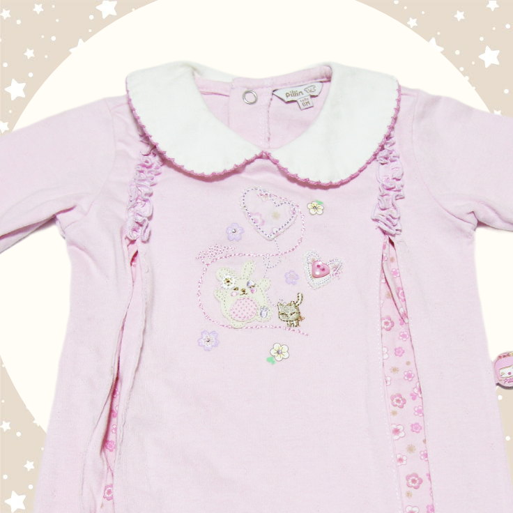 Salopetă cu Voloane (0-6 luni)