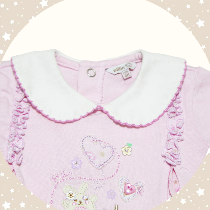 Salopetă cu Voloane (0-6 luni)