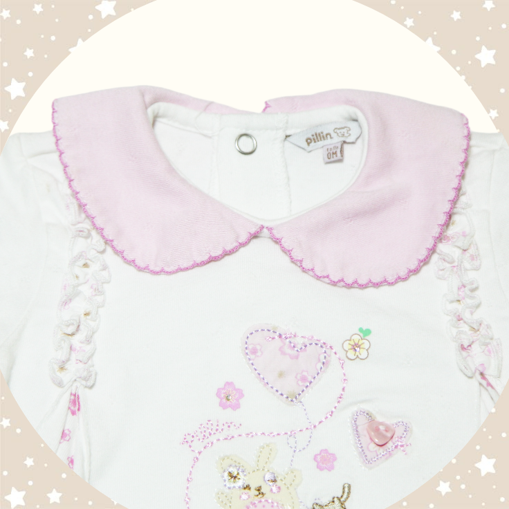 Salopetă cu Voloane (0-6 luni)