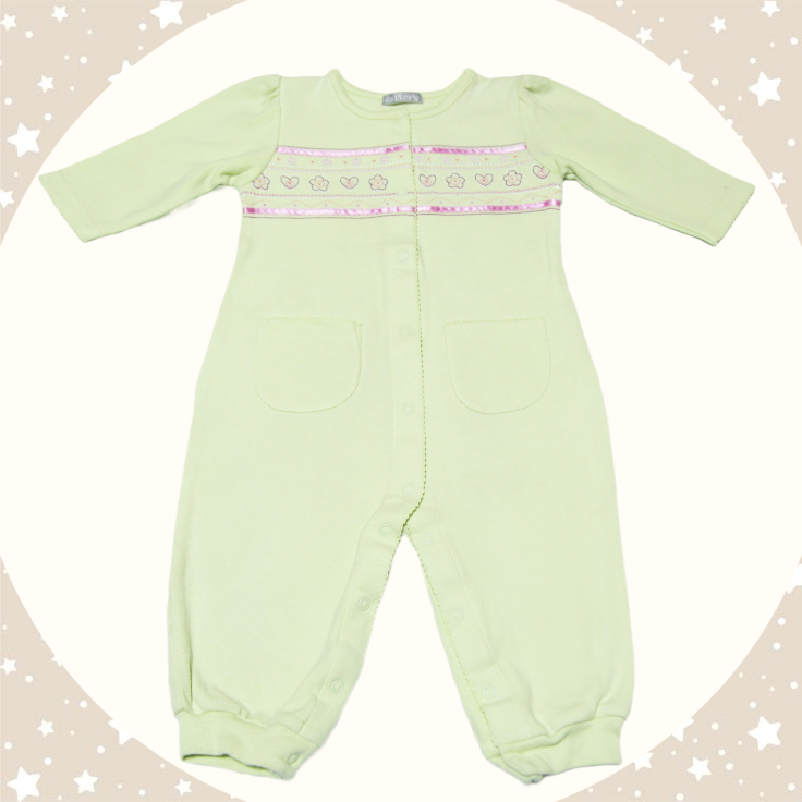 Salopetă Lime (6-12 luni)