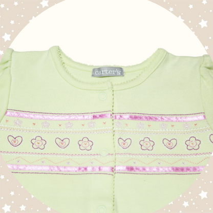 Salopetă Lime (6-12 luni)