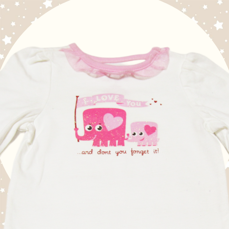 Body Elefant Roz (0-3 luni)