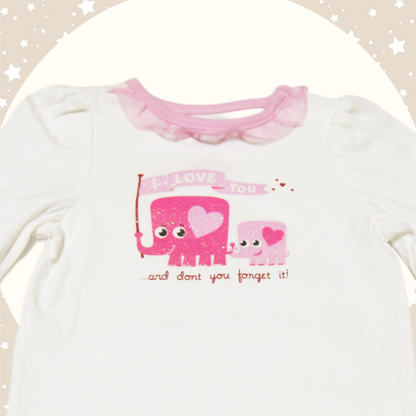 Body Elefant Roz (0-3 luni)