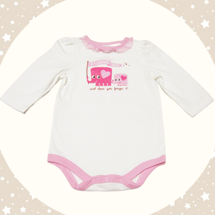 Body Elefant Roz (0-3 luni)