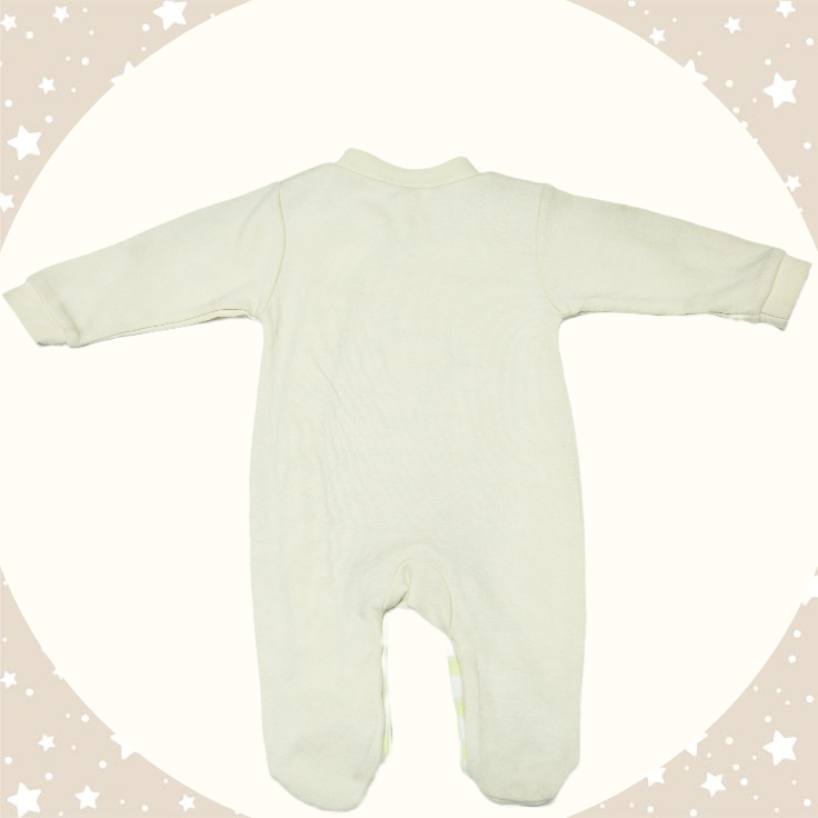 Salopetă Dungată Galben (0-2 luni)