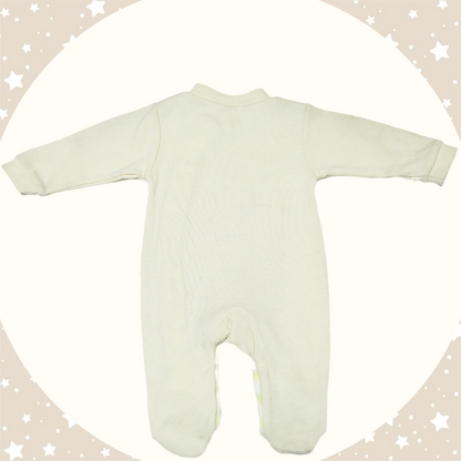 Salopetă Dungată Galben (0-2 luni)