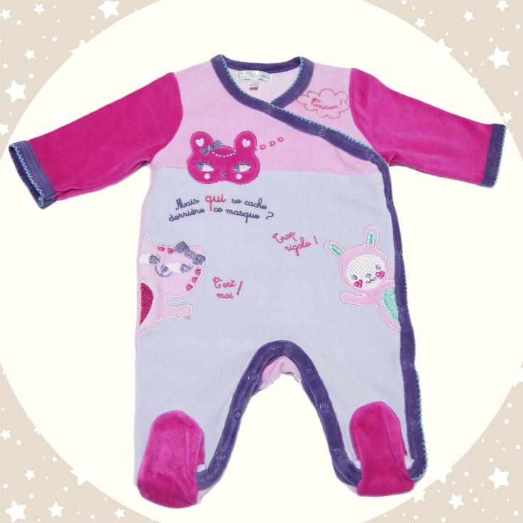 Salopetă Pisică (0-36 luni)