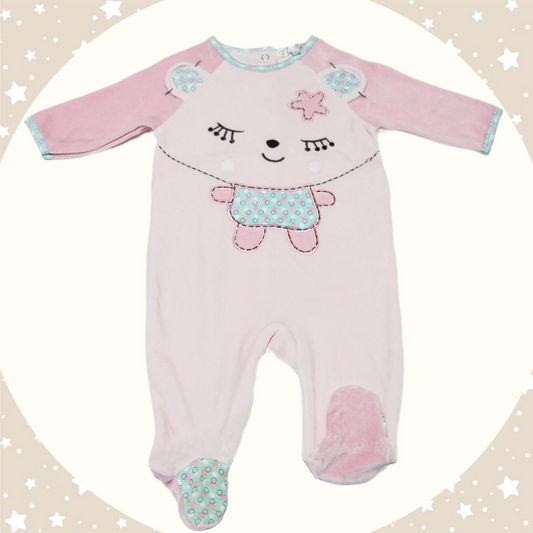 Salopetă Catifea (0-12 luni)