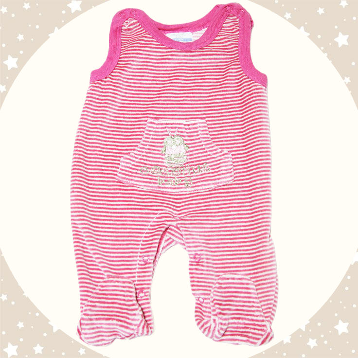 Salopetă Frotir (0-6 luni)