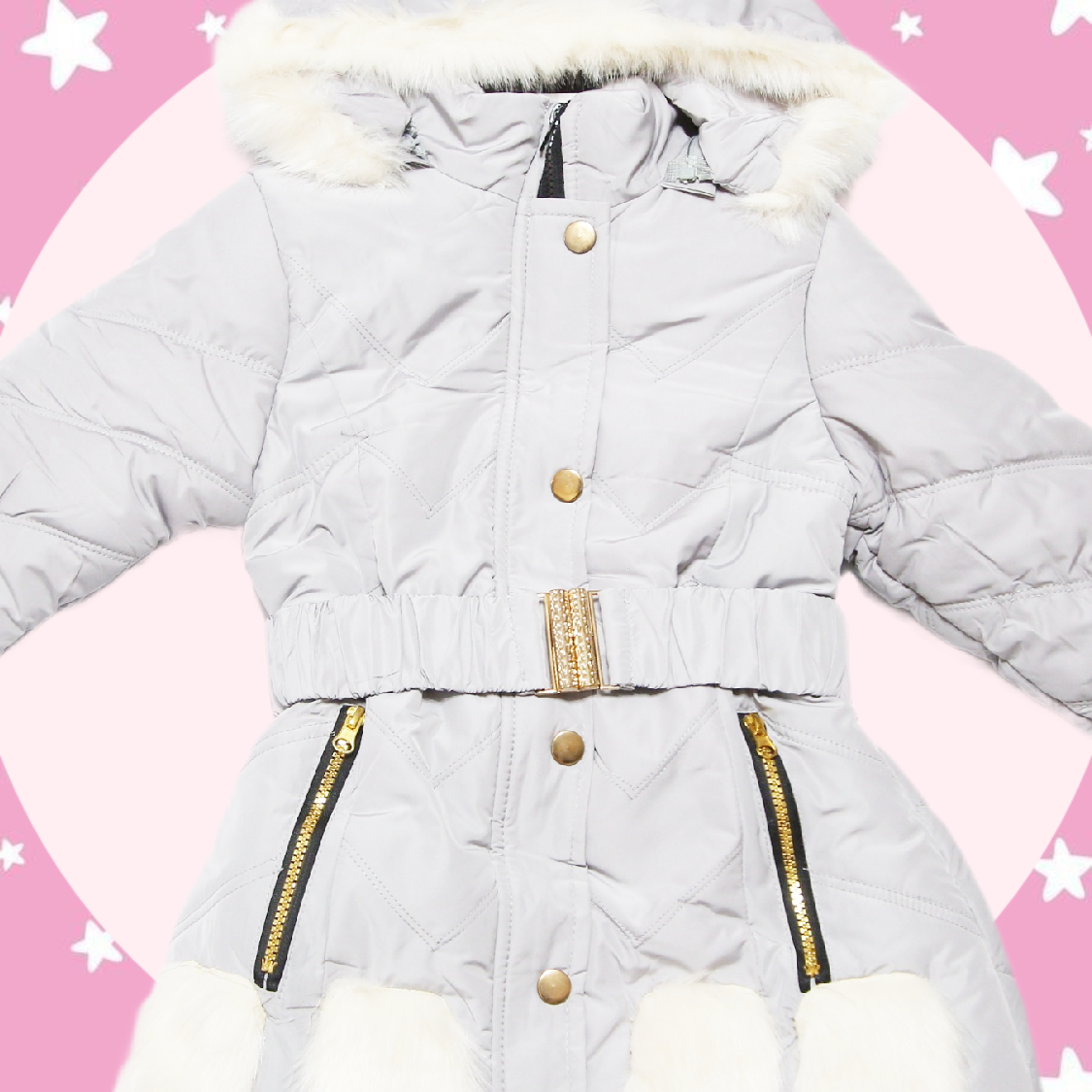 Geacă Gingășie Gri